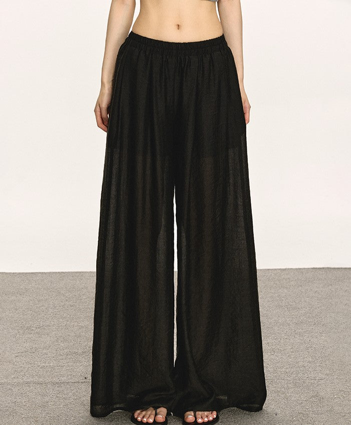 Wide-leg Drape Mopping Pants ANA0026