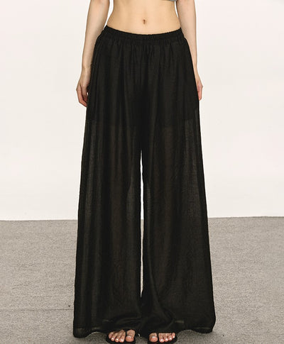 Wide-leg Drape Mopping Pants ANA0026
