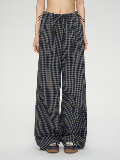 American Retro Plaid Pants PUN0066