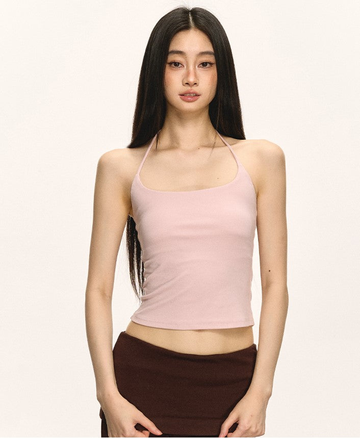 Halter Neck Short Camisole ANA0024
