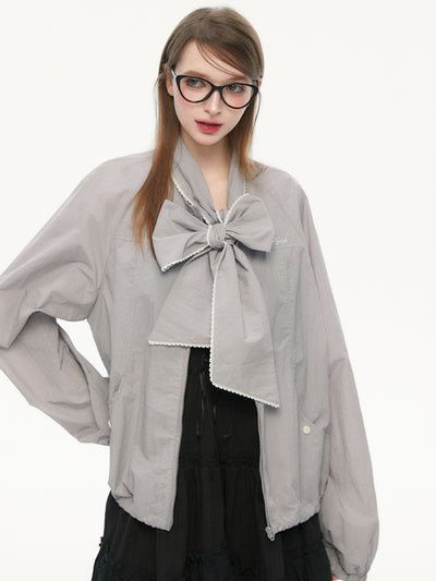 Lace Detachable Butterfly Tie Jacket SPE0083
