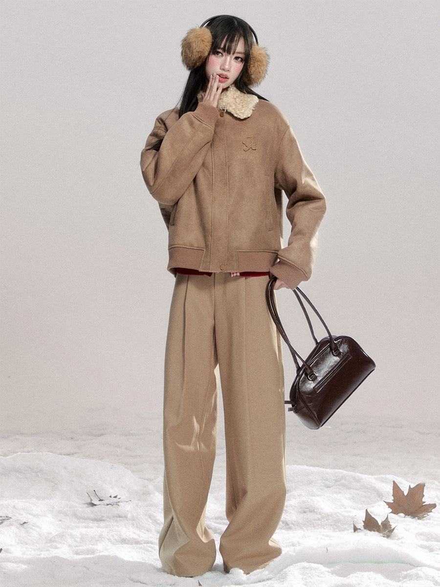 American Retro Suede Jacket FRA0482