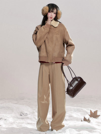 American Retro Suede Jacket FRA0482