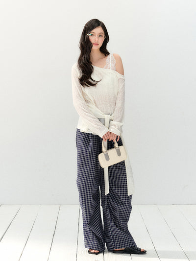 White Lace T-shirt/Underwear SHI0141