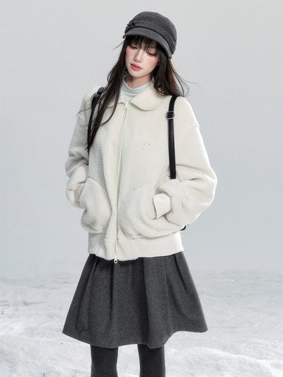 Retro Style Peter Pan Collar Jacket FRA0490