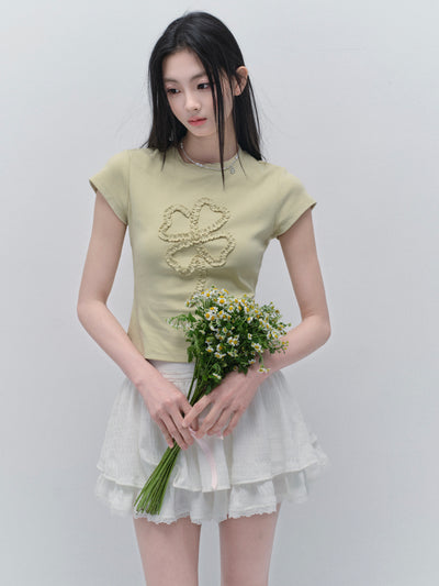 Lucky Four-leaf Clover T-shirt FRA0334