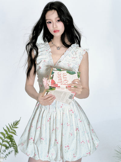 Platycodon Floral Dress FRA0358
