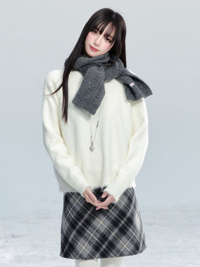 Lazy Style Frayed Edge Sweater FRA0488