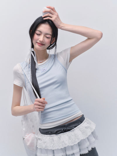 Simple Short Sleeve T-shirt FRA0332