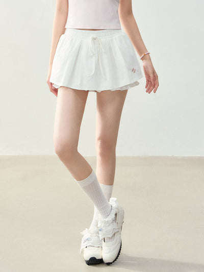 Pleated Bow-knot Skirt Pants NTO0226