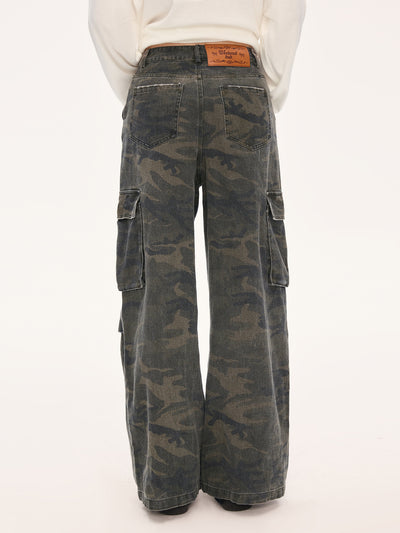 Retro Star Camouflage Cargo Pants WEE0073