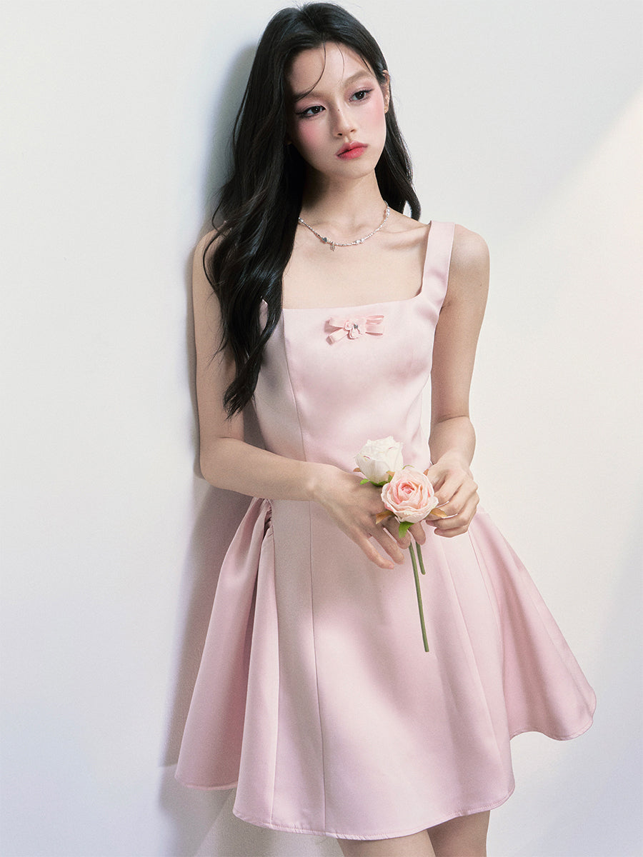 Hepburn Style Waist Slim Dress FRA0390