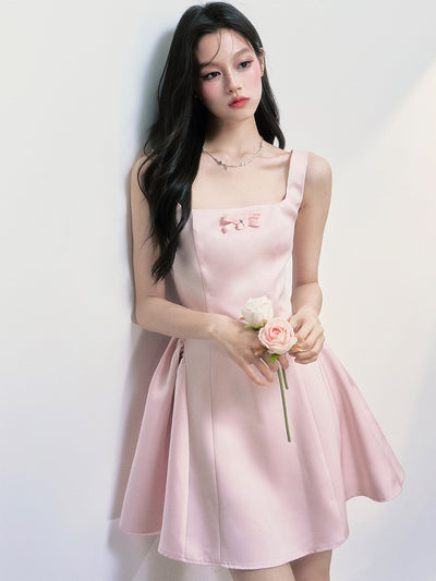 Hepburn Style Waist Slim Dress FRA0390
