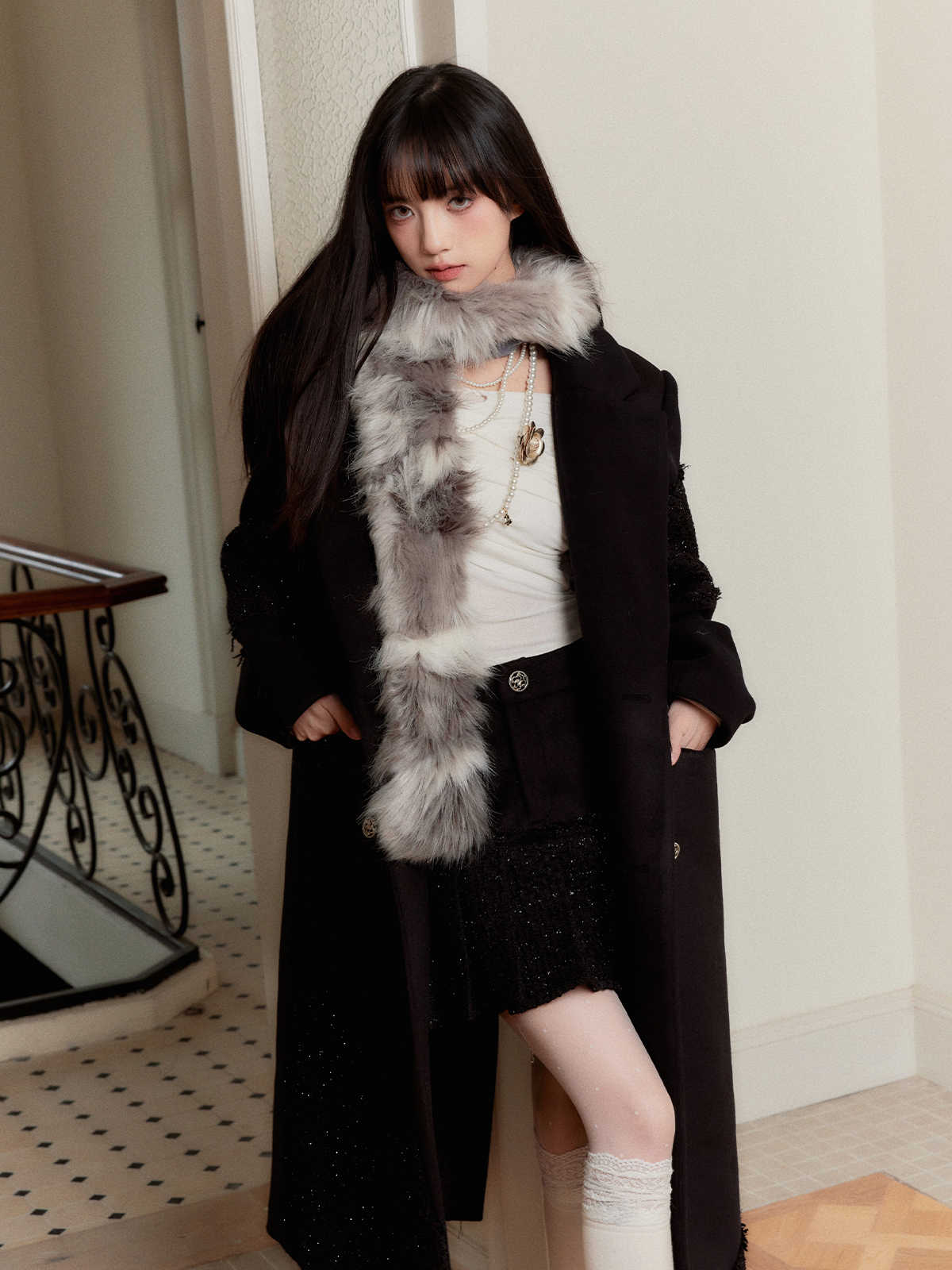 High-end Double-faced Long Wool Coat FRA0265