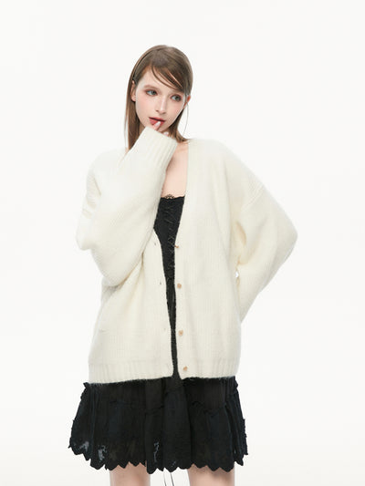 Flowering V-Neck Knit Cardigan SPE0077