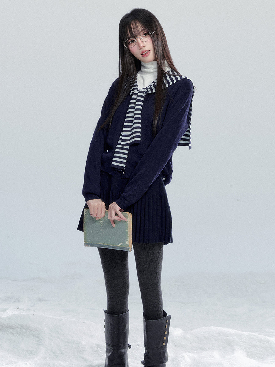 Striped Relaxed Sweater FRA0486