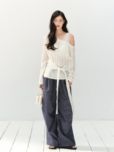 White Lace T-shirt/Underwear SHI0141