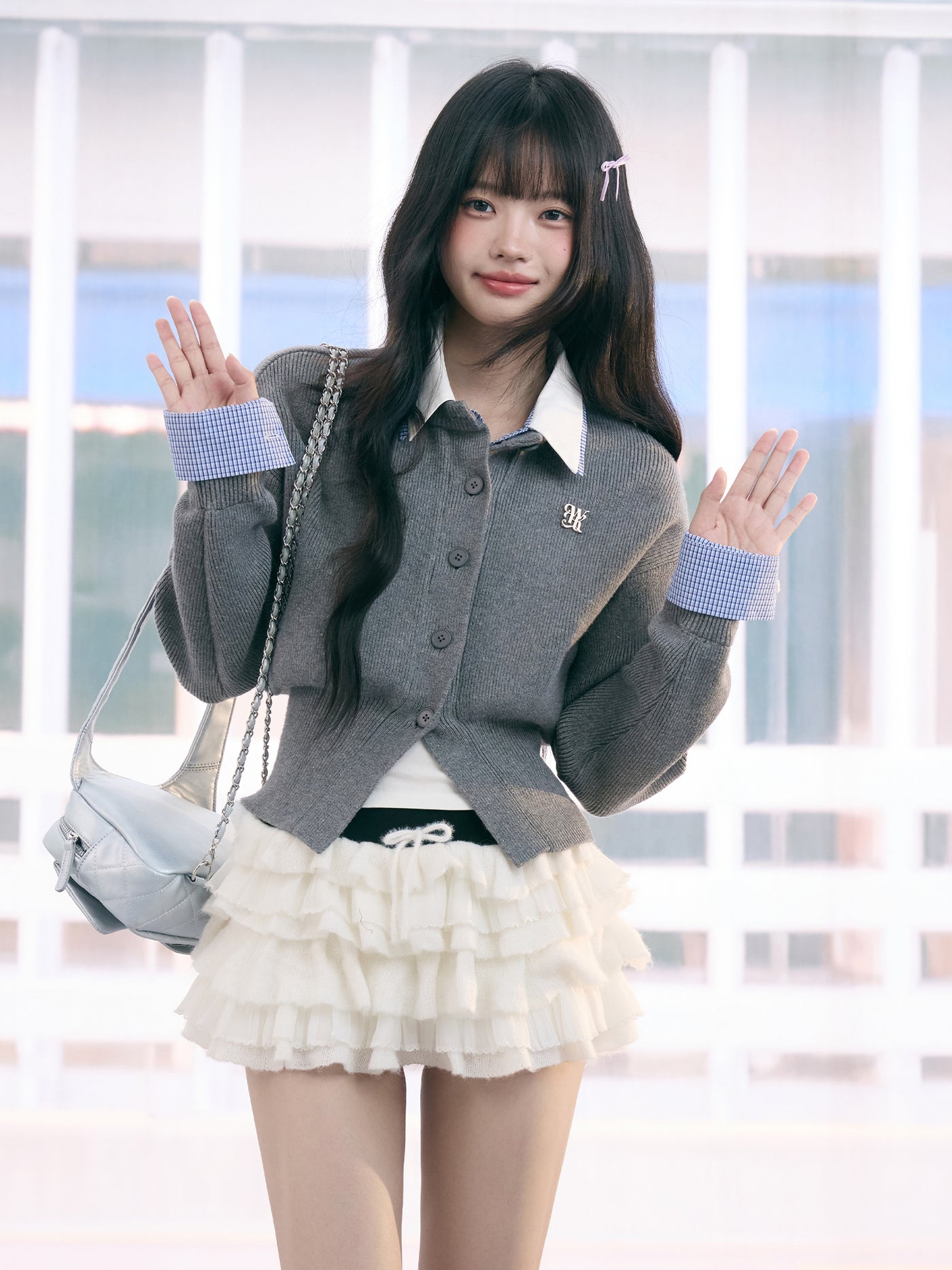 Fake Two-Piece Shirt Collar Sweater WEE0075