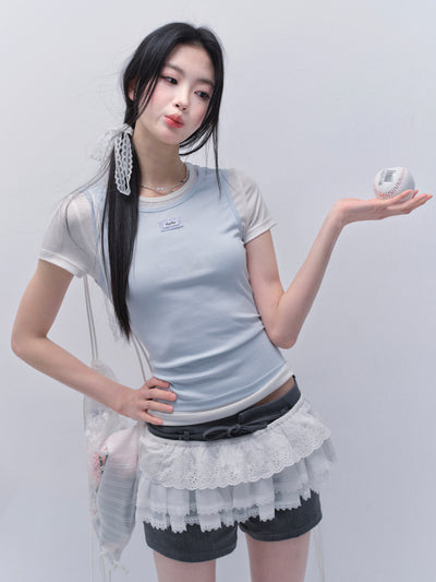 Simple Short Sleeve T-shirt FRA0332
