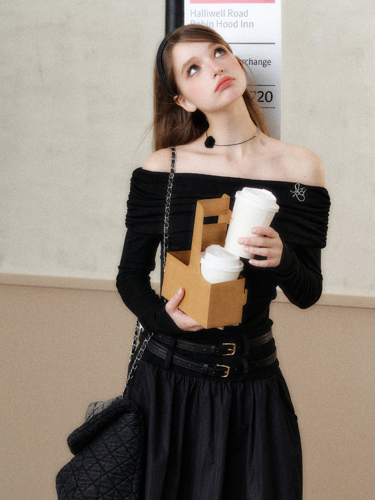 One-shoulder Long Sleeves Dress SPE0037