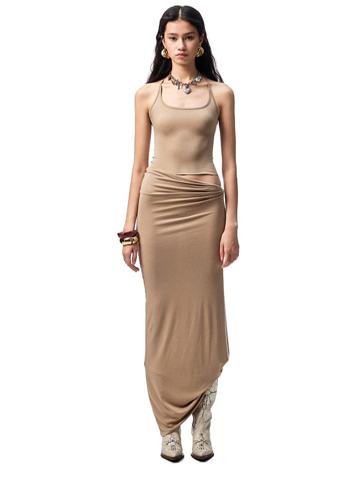 Round Neck Camisole/Tight Skirt JIN0014