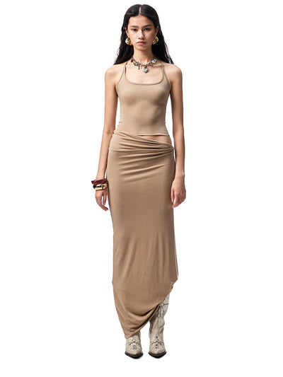 Round Neck Camisole/Tight Skirt JIN0014
