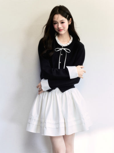 Ballet Style Bow Cardigan/Tutu Skirt FRA0496
