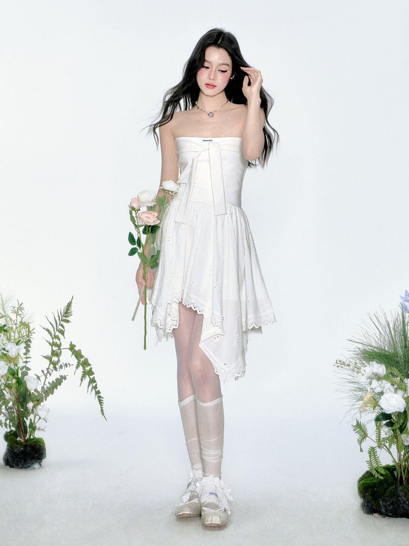 Tube Top Irregular Dress FRA0367