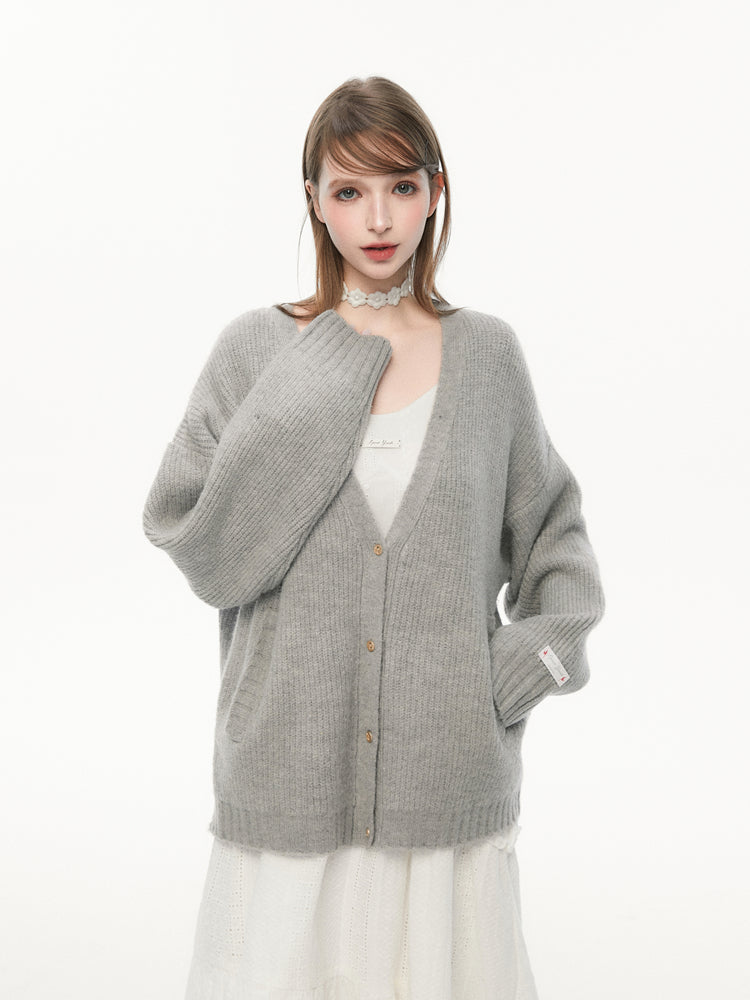 Flowering V-Neck Knit Cardigan SPE0077