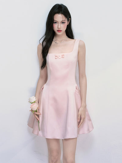 Hepburn Style Waist Slim Dress FRA0390