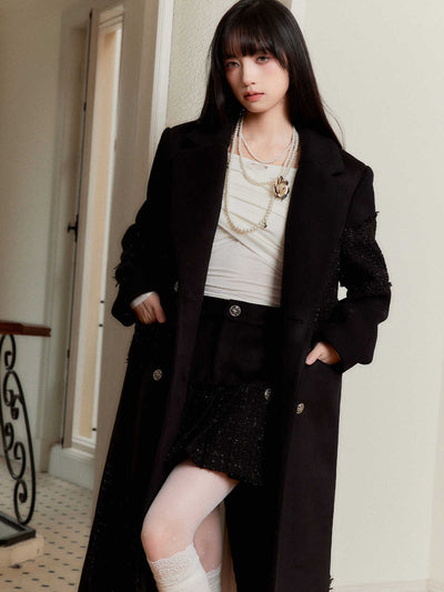 High-end Double-faced Long Wool Coat FRA0265