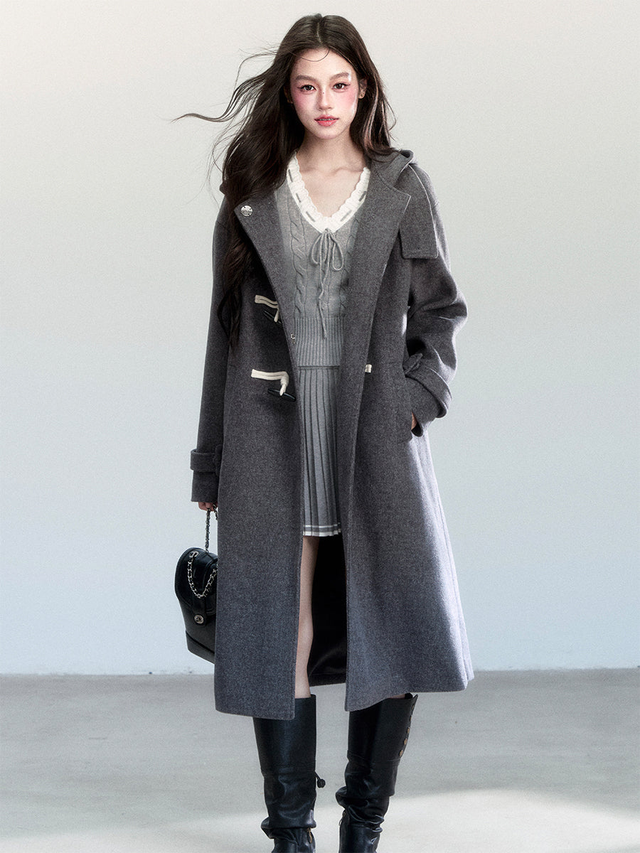 Preppy Style Duffle Coat FRA0459
