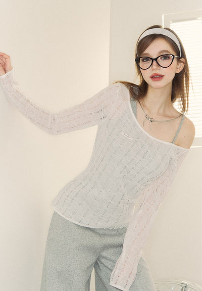 Fake Two-piece Irregular Sweater SPE0053
