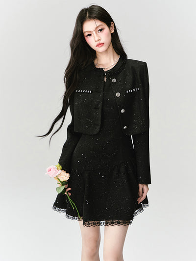Sequined Luxurious Style Jacket/Dress FRA0412