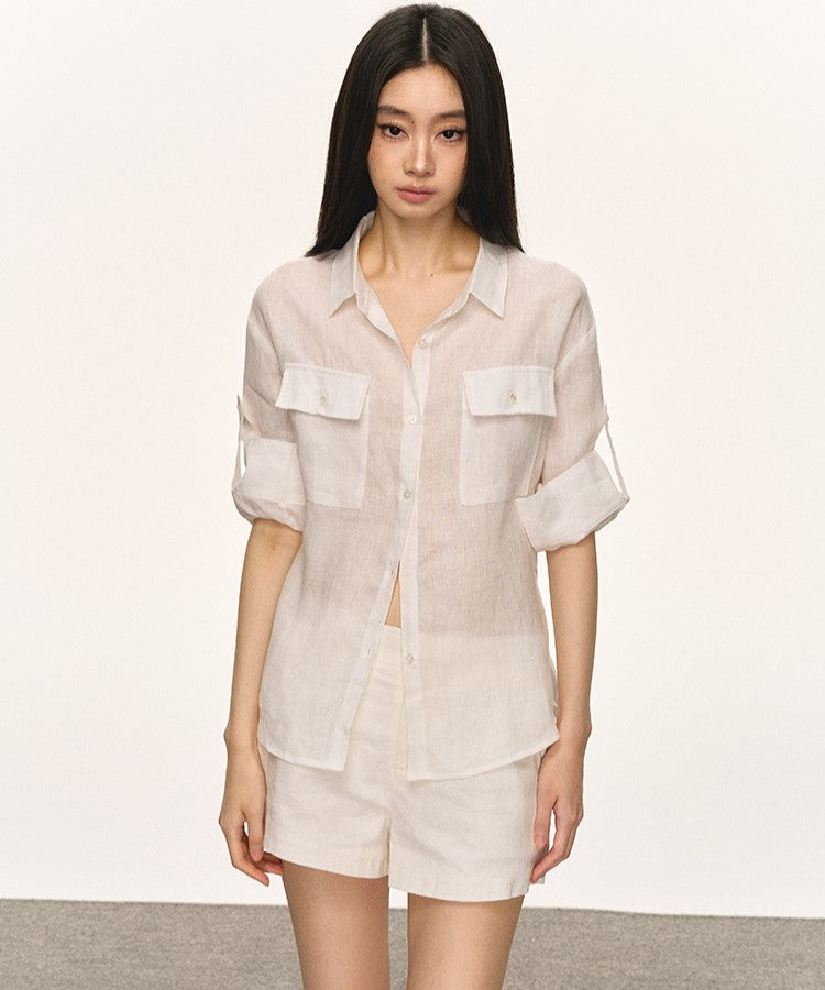 Casual Short-sleeved Shirt/Shorts ANA0064