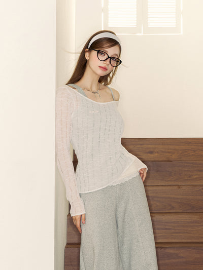 Fake Two-piece Irregular Sweater SPE0053