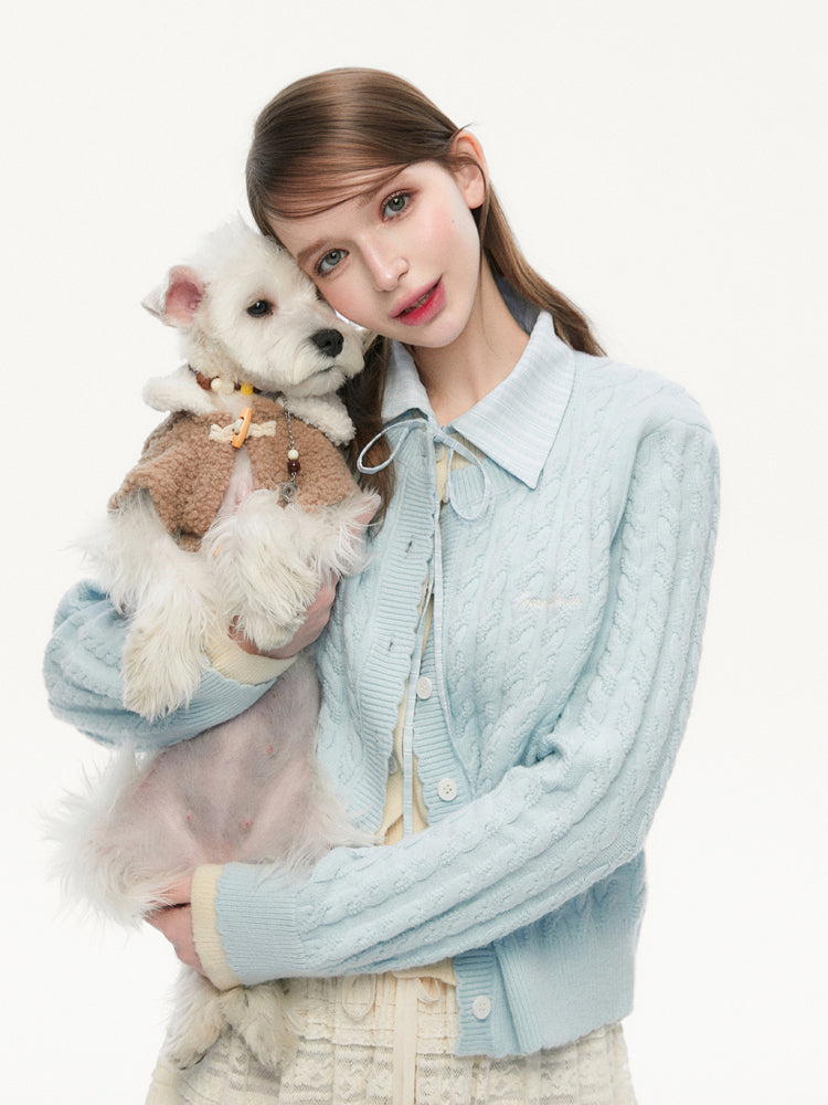 Fake Two-piece Shirt Collar Sweater SPE0076