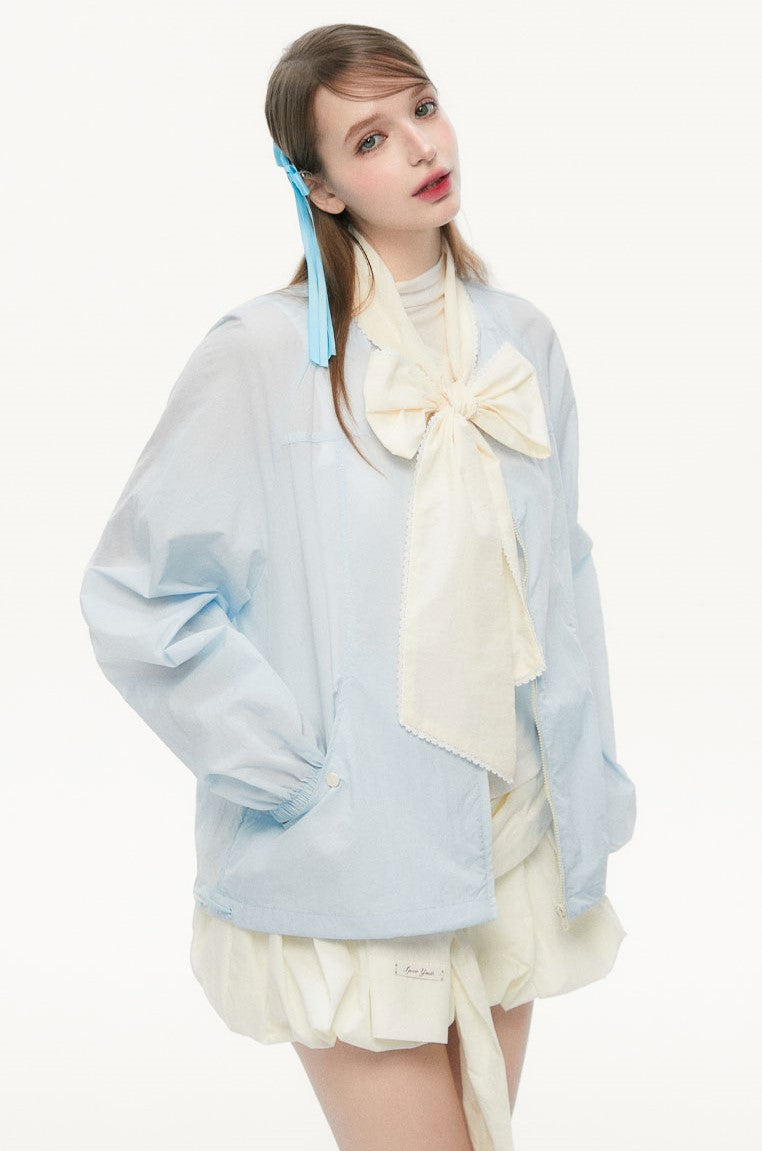 Lace Detachable Butterfly Tie Jacket SPE0083