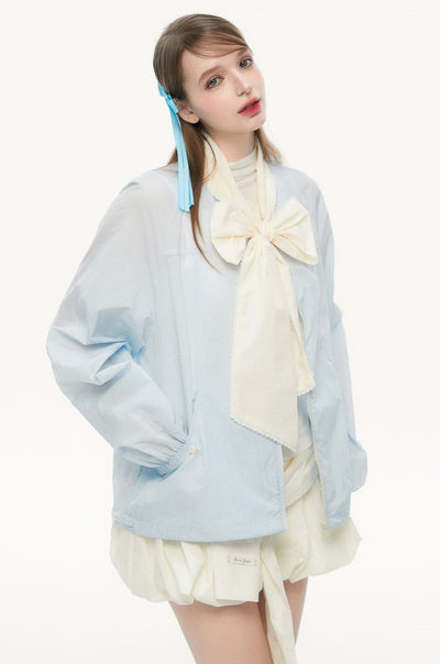 Lace Detachable Butterfly Tie Jacket SPE0083