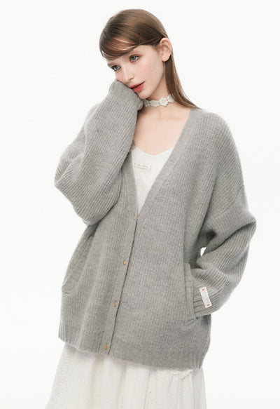 Flowering V-Neck Knit Cardigan SPE0077