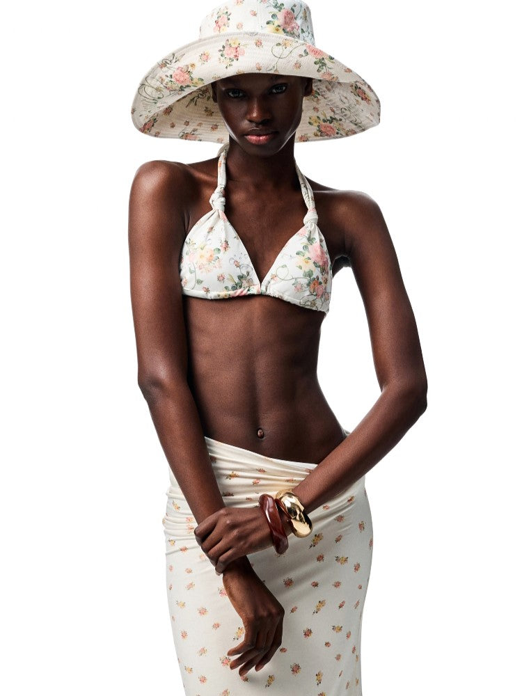 Floral Full Print Bikini JIN0010