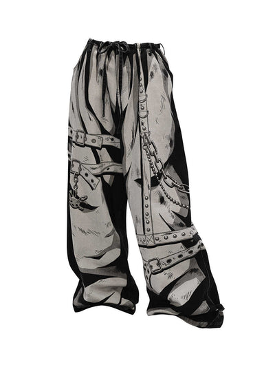 Hand-painted Print Casual Pants CFI0058