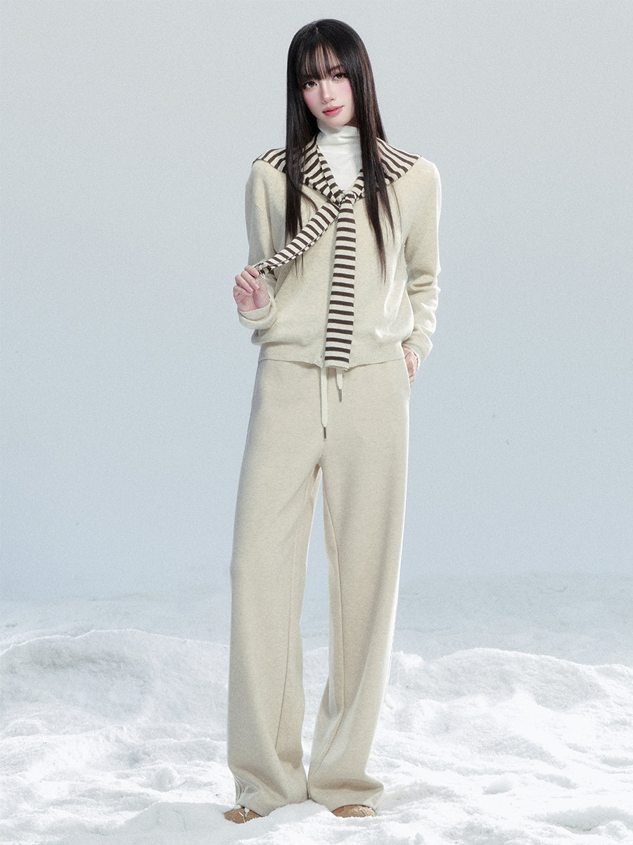 Striped Relaxed Sweater FRA0486