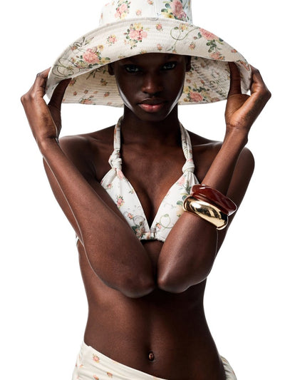 Floral Full Print Bikini JIN0010