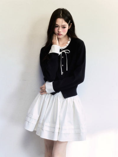 Ballet Style Bow Cardigan/Tutu Skirt FRA0496