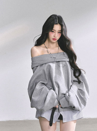 American Oversized Hooded Sweatshirt DIA0549