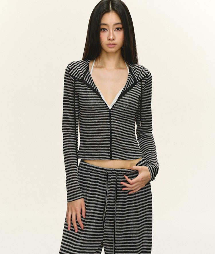 Lazy Striped Hooded Jacket/Pants ANA0058