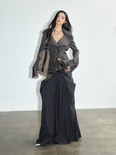 Retro Romantic Suede Slim Jacket JNY0278