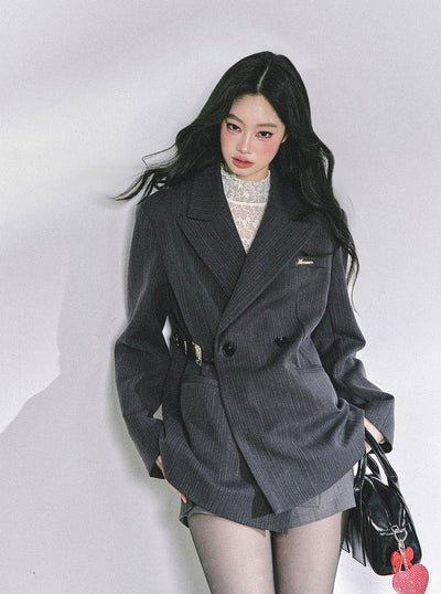 French Hepburn Style Suit Jacket DIA0593