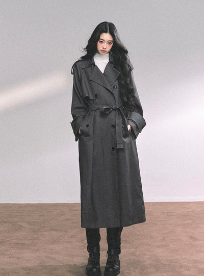 Hepburn Style Suit Mid-length Coat DIA0649